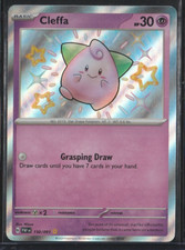 Pokémon TCG Cleffa Scarlet & Violet: Paldean Fates 150/091 Holo Shiny Rare