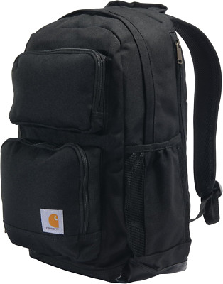Durable 28L Backpack with Laptop Sleeve & Abrasion Resistant Base - Black
