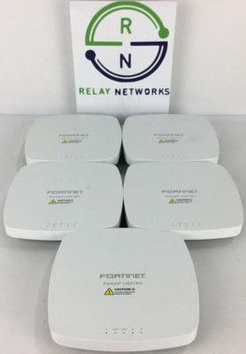 LOT OF 5 Fortinet FAP-U221EV-A FortiAP Access Point 2x2 Mimo Dual Band Unclaimed