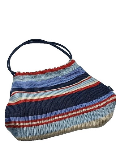 The Sak Crochet Striped Drawstring Backpack Bag | eBay display picture 3