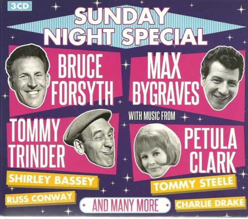 SUNDAY NIGHT SPECIAL 3 CD  MAX BYGRAVES KEN DODD Pianissimo once in a lifetime - Photo 1/1
