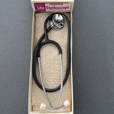 Vintage Propper Brand LIFO Stethoscope Germany Made 1950’s Original Box!