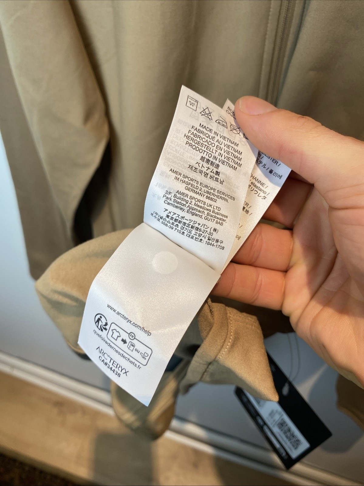 Arc'teryx Mens Kyanite Lightweight Jacket (2XL) BNWT Canvas Khaki Softshell £130 thumbnail 9