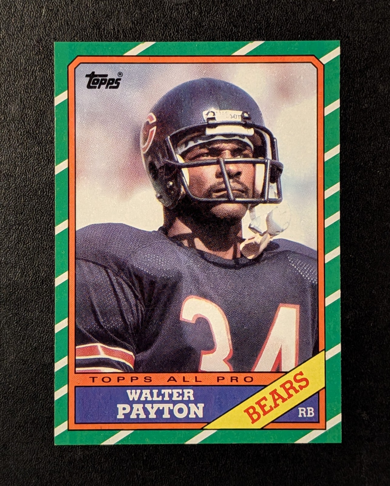 1986 Topps Football - WALTER PAYTON #11 - Chicago Bears HOF 