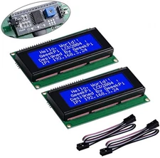IIC I2C TWI Serial LCD 2004 20x4 Display Module with I2C Interface Adapter Bl...
