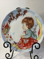 VTG Goebel Porcelain Christmas Plate 1975 3rd Edition West Germany