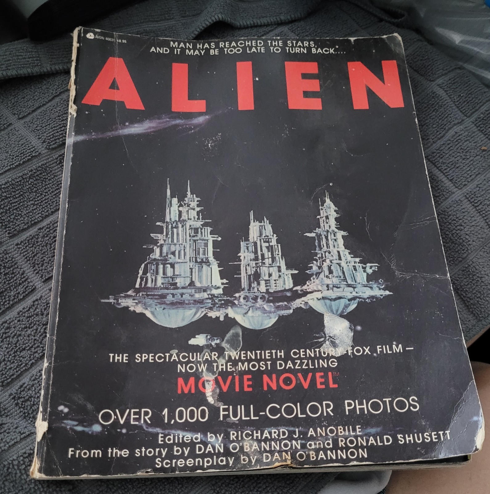 ALIEN Movie Novel 1st Edition AVON Printing 1979 Dan O’Bannon, Condition Issues