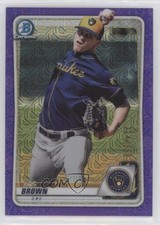 2020 Bowman Chrome Prospects Mega Box Purple Mojo Refractor /250 Zack Brown fm0