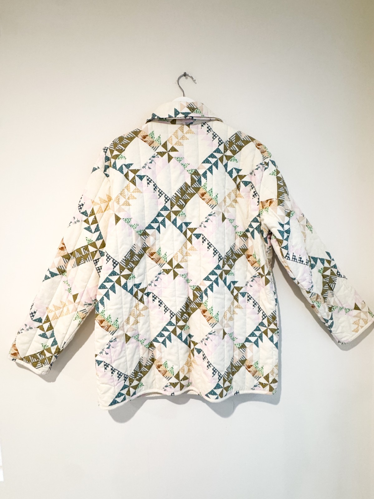 Universal Thread Quilted Patchwork Jacket, Size M - image 8