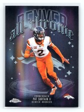 2025 Topps Chrome Football #ACT-18 Pat Surtain II All Chrome Team Refractor