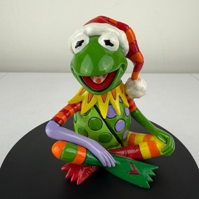 Disney Britto Christmas Kermit The Frog The Muppets Pop Art Figurine
