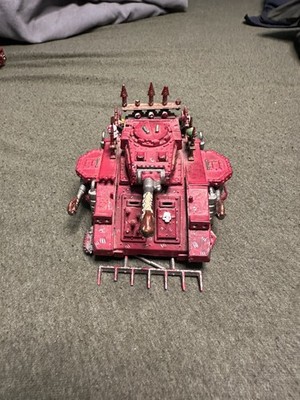 Warhammer 40k Chaos Space Marines Chaos Predator, Metal, Painted OOP