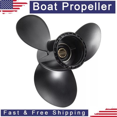 11 1/4 x 15 Boat Propeller Fit SUZUKI Engines DT40-65HP DF40-50HP 13 Spline 15''P