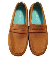 Rothy's The Driver Driving Loafer Size 8 Slip On Flat Cognac Women's Shoes