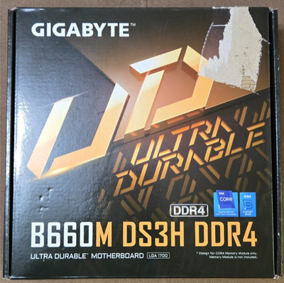 Gigabyte B660M DS3H DDR4 LGA 1700 Micro ATX Intel B660 Motherboard