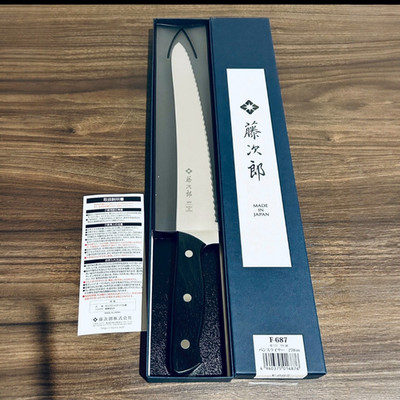 Tojiro F-687 SD Molybdenum Vanadium Bread Slicer Knife 270mm 10.6'' Made in Japan