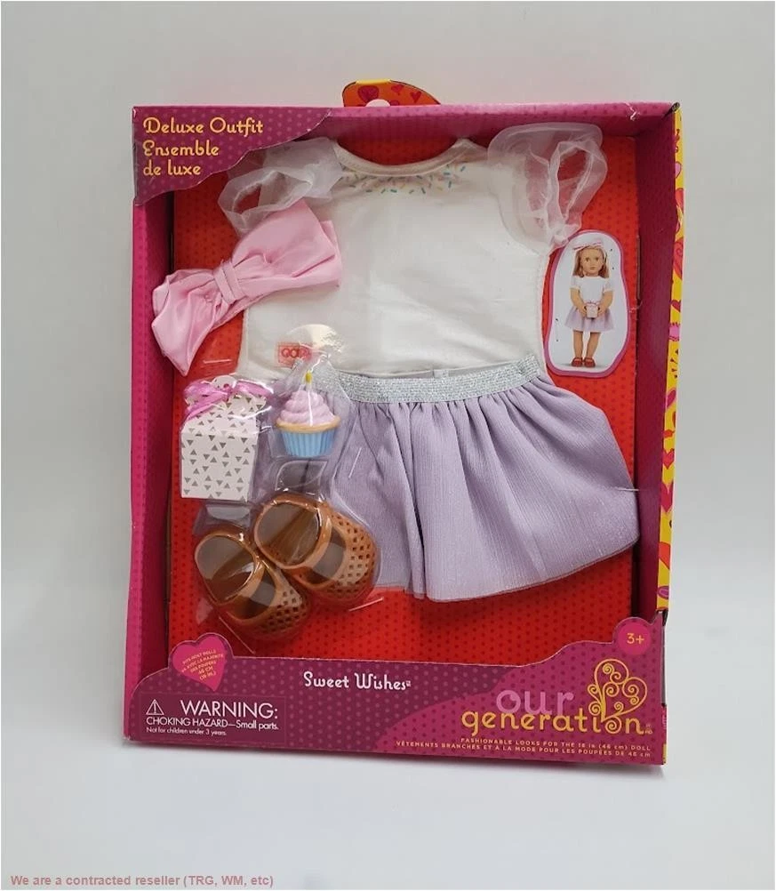 Our Generation Holiday Dress without Vintage Doll Clothing & Accessories  for sale | eBay