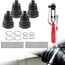 4pak Universal For Kia Rubber Cvs Axle Boots Repair Kits With Pliers Tool Clamp