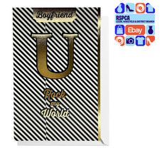 New Clintons Boyfriend You Rock My World Valentines Card