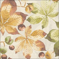 Ambiente Serviette Castanea 20 Stk 33X33 Cm Papierservietten Tischdeko Feste