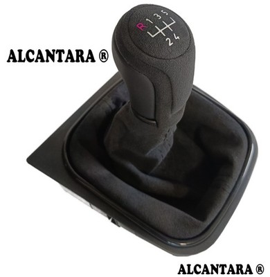 FÜR VW GOLF 5 6 EOS SCIROCCO 3 SCHALTSACK  SCHALTKNAUF ALCANTARA   5 GANG  KPN6