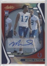 2021 Absolute Rookies Spectrum Red Signatures Mike Strachan Michael Auto 0a6