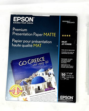 Epson Ultra Premium Presentation Paper Matte 11x14" 50pk new w/bent corner