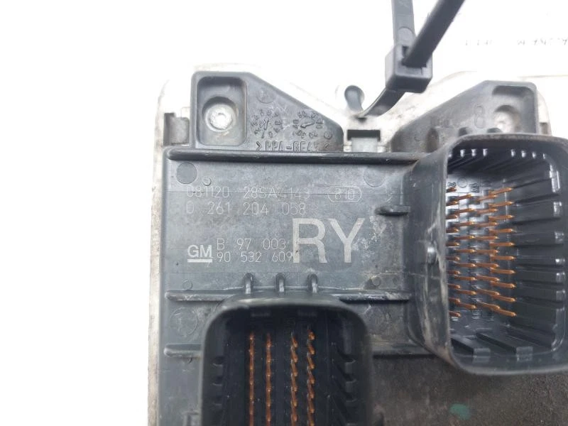 0261204058 CENTRALINA MOTORE ECU BOSCH OPEL CORSA (B) 1.0 B 12V MAN 5M 55CV 2000 - Immagine 3 di 3