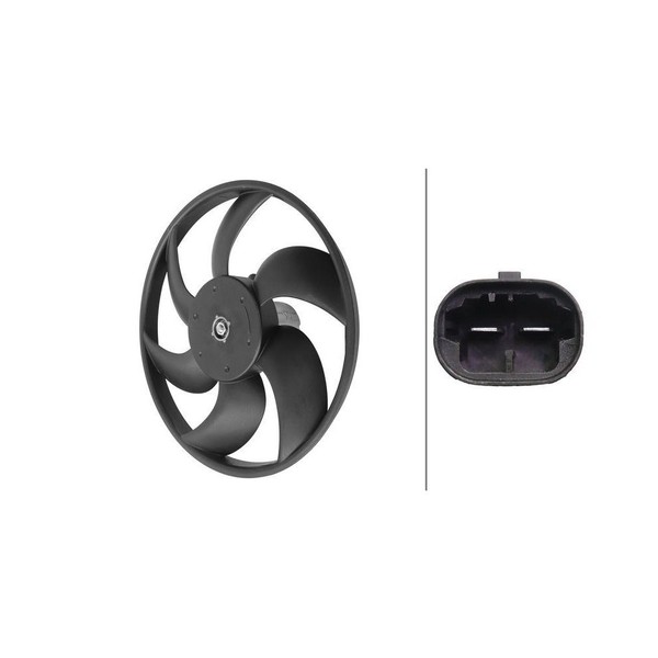 Hella LüFter, MotorküHlung 8EW 366 420-021 FüR Renault Dacia-image