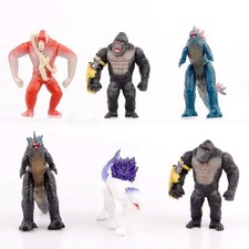 Godzilla x Kong The New Empire 6 Pcs 5-8 Cm Mini Action Figures King Of Monsters