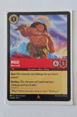 Maui - Hero to All 114/204 The First Chapter Regular