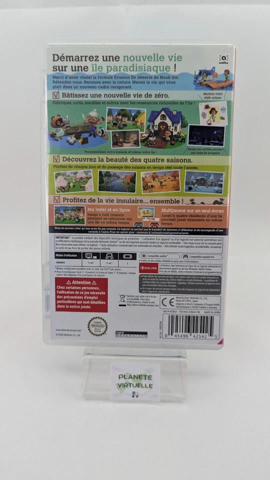 ANIMAL CROSSING : NEW HORIZONS NINTENDO SWITCH EUR FR🌟 - Photo 2/4
