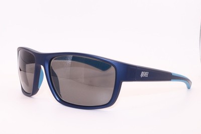 NEW REVEL 32-001581 DARK BLUE BABY BLUE MIRRORED AUTHENTIC SUNGLASSES 58-15