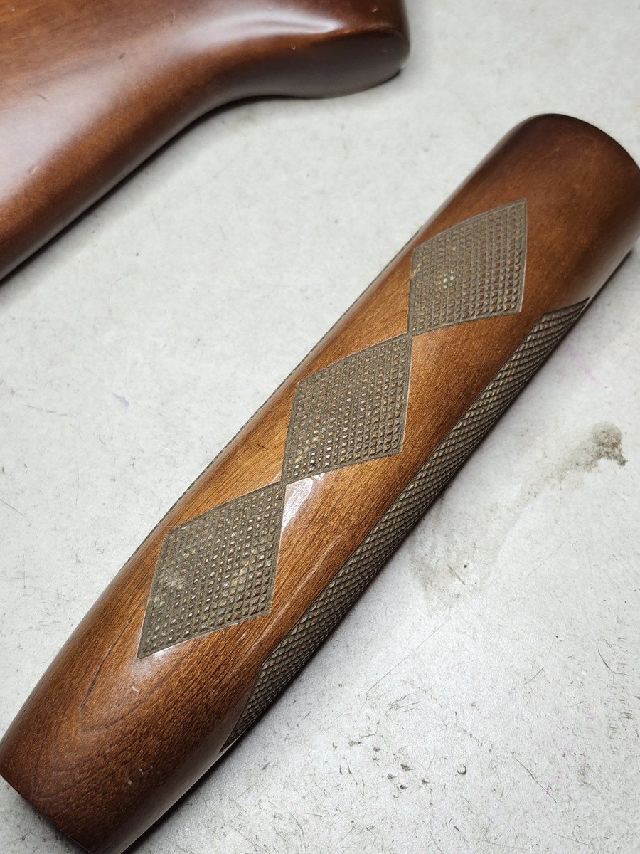 Winchester 1200 1300 120 Ranger Checkered Wood Stock & Diamond