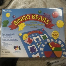 Bingo Bears with the three bear family counters game for kids 