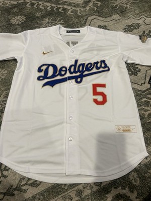 Freddie Freeman Adult Dodgers Gold Championship Jersey Size XL 