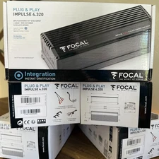 Focal Impulse Amplifier 4.320 - Compact 4 x 55 Watts RMS Class D AMP