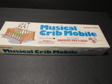 ~BOX ONLY~Vintage Raggedy Ann & Andy Crib Mobile Box Knickerbocker Toy Co. #3705