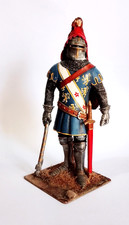 MEDIEVAL KNIGHT in painted armour METAL FIGUR...