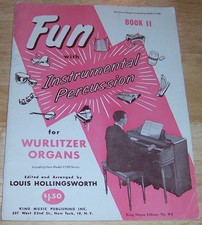 Vintage 1956 Fun with Instrumental Percussion for Wurlitzer Organs S2