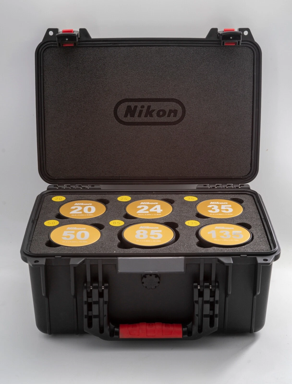 Nikon Nikkor AI-S 6 Lens Set 20/24/35/50/85/135