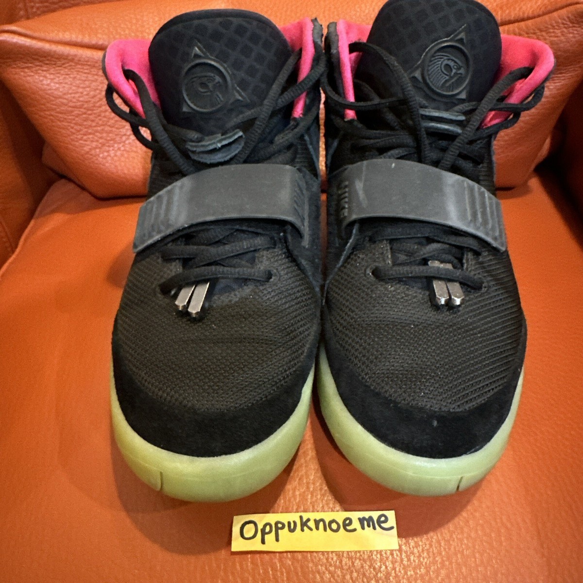 Size 10.5 - Nike Air Yeezy 2 NRG Solar Red 2012 - Preowned 508214