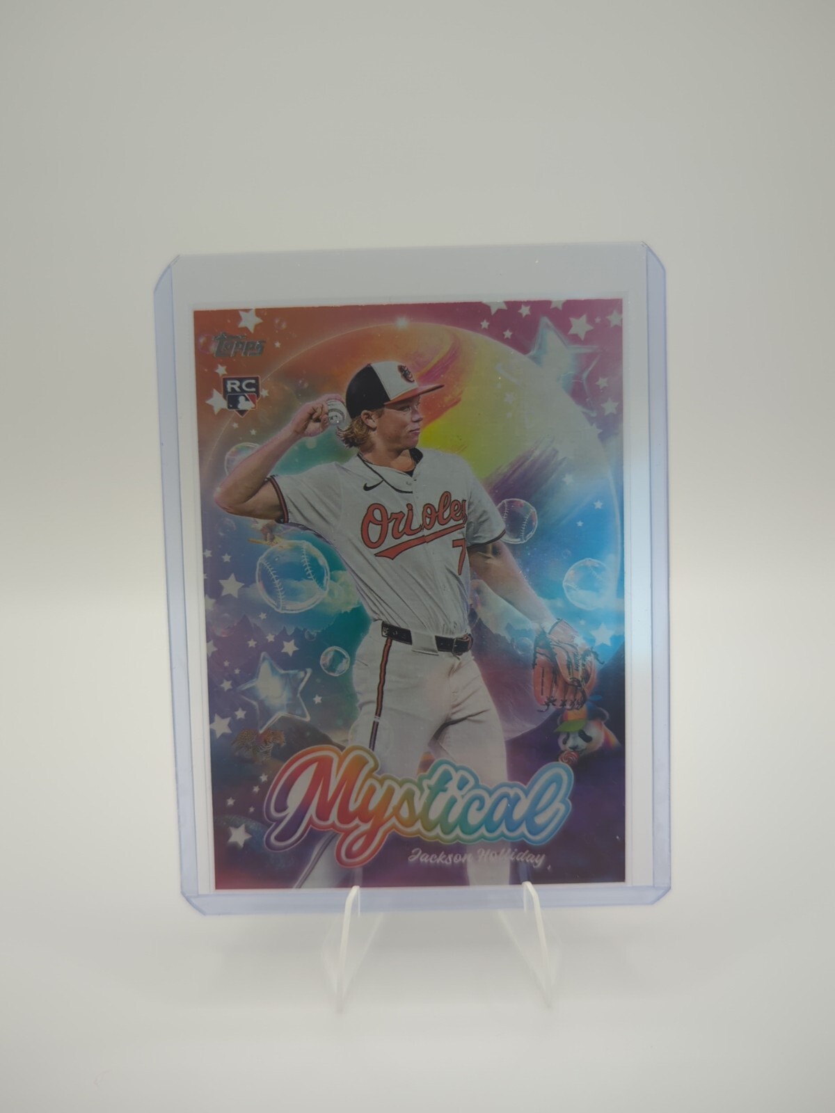JACKSON HOLLIDAY TOPPS 2024 UPDATE SERIES ROOKIE MYSTICAL BASEBALL CARD
