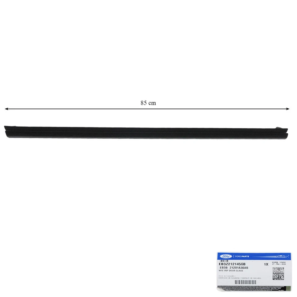 Rh Inner Weatherstrip Door Belt Glass Fits Ford Ranger Single Open Cab 2012 2020 Foto 2 de 4