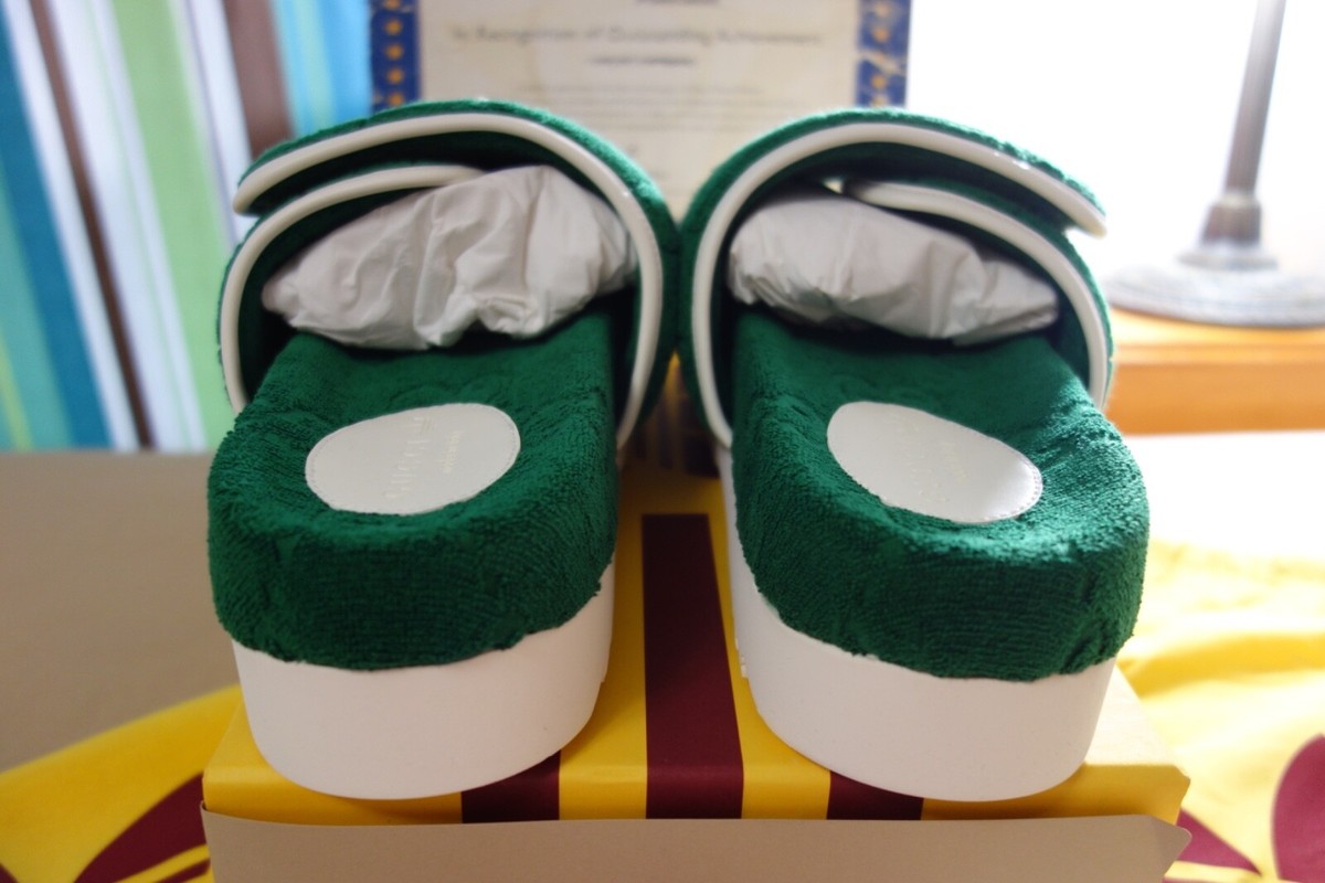 Gucci x Adidas Sandal Fabric, R.S. Magic Sponge GG/Demetra Green