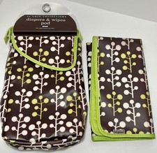 NWT JJ Cole Collections Diapers  Wipes Pod w/ Changing Pad and Outer Pocket