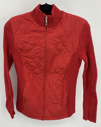 NWT Croft \u0026 Barrow Holiday Red Quilted 