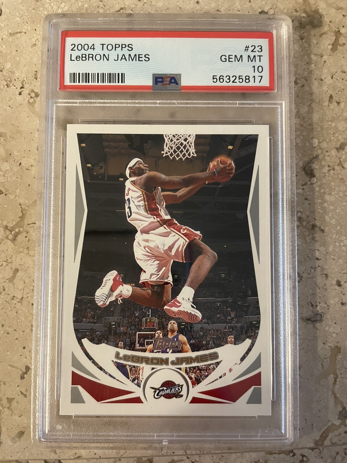 2004 Topps Lebron James #23 - PSA 10 Gem Mint - 2nd Year - Cavs - RARE