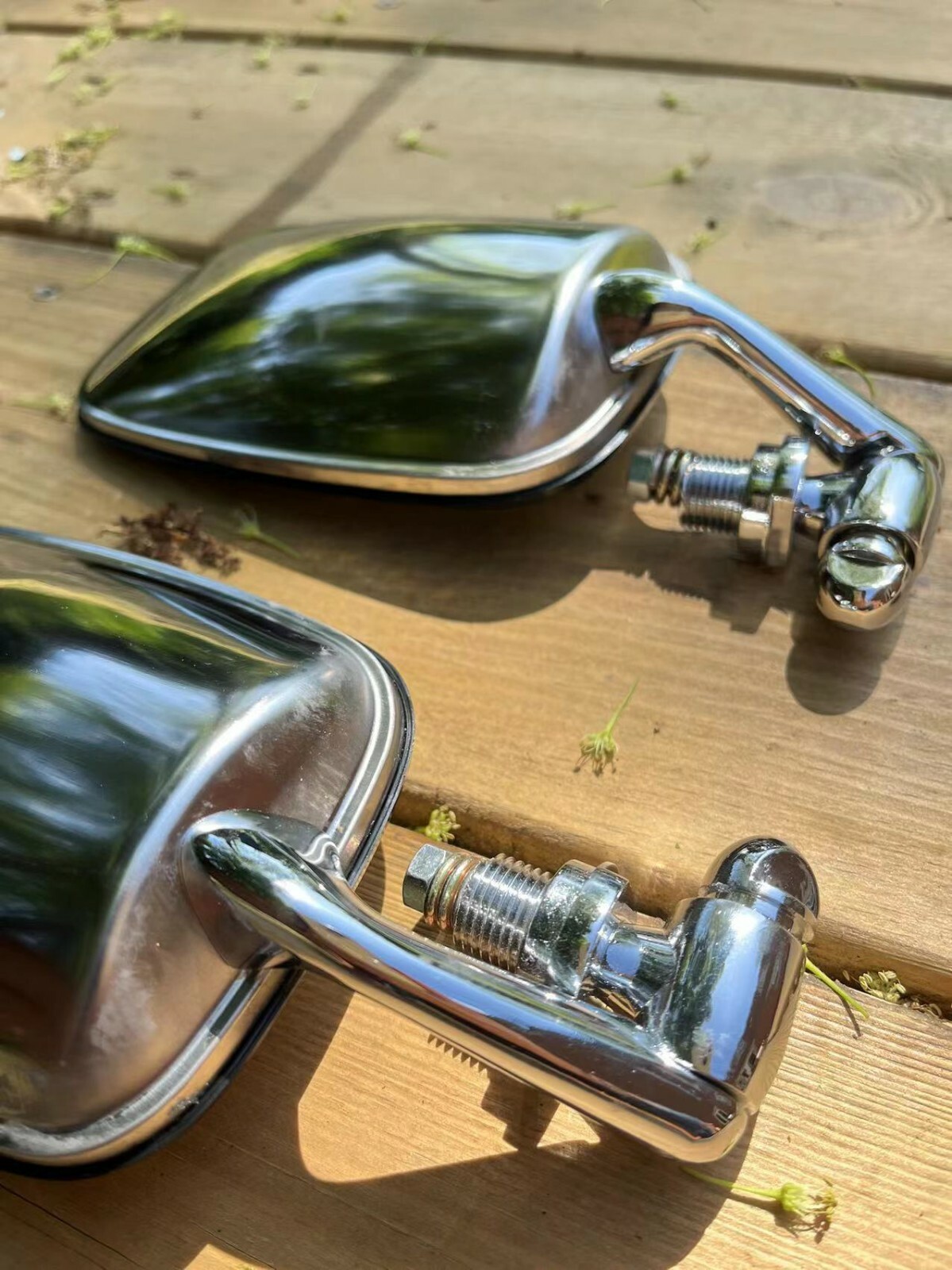 1 Pair Classic Car Door Mirrors Chrome MIRROR FOR VOLKSWAGEN BEETLE