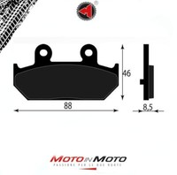 Hintere BremsbeläGe FüR Suzuki Burgman 650 2003 2004 2005 2006 2007 2008